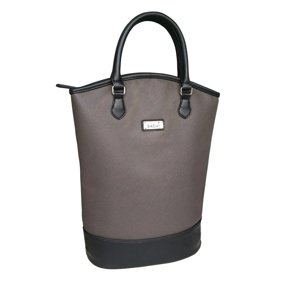 2 Bottle Insulated Wine Tote Charcoal