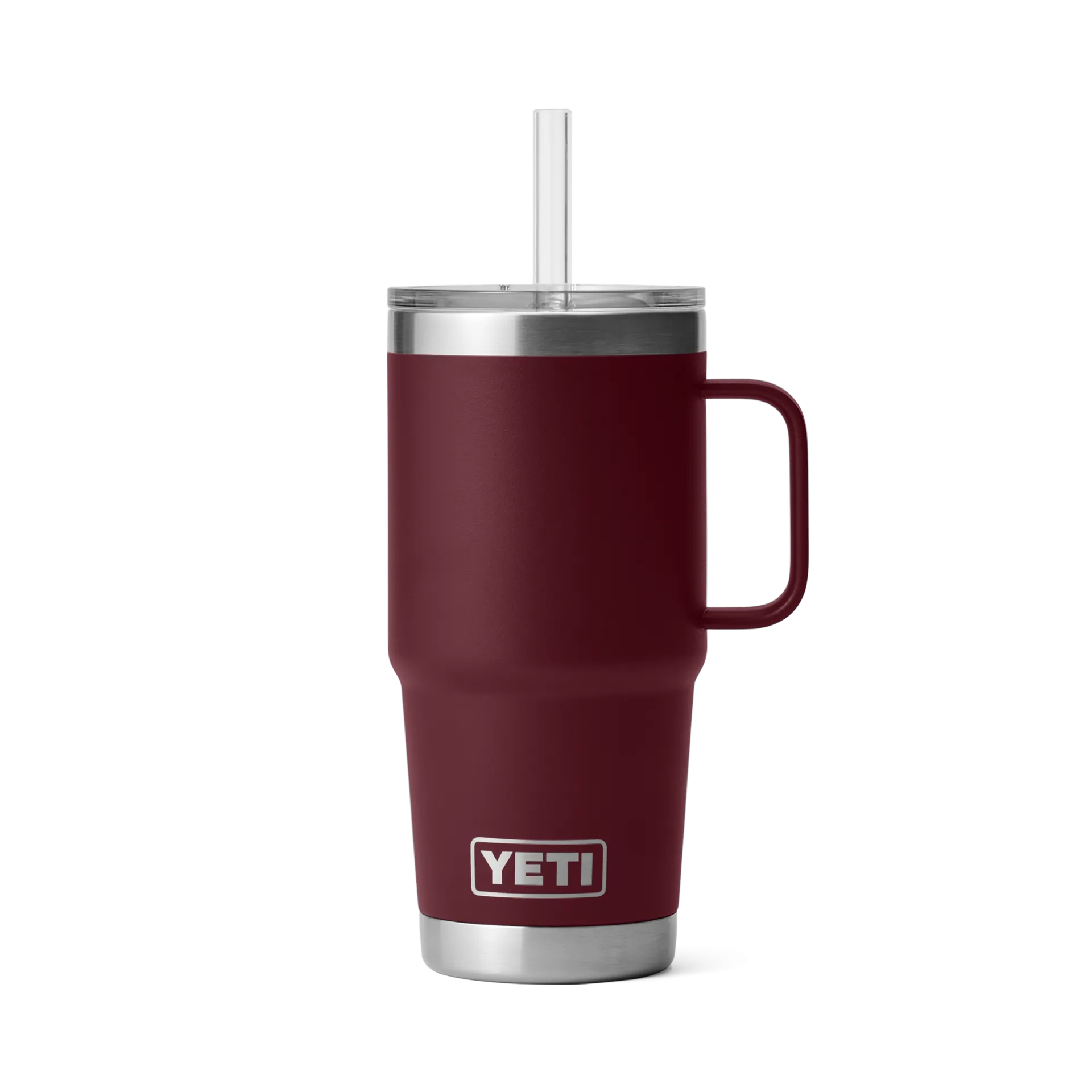 25 oz. / 739ml Straw Mug w/ Straw Lid - Wild Vine Red