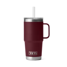 25 oz. / 739ml Straw Mug w/ Straw Lid - Wild Vine Red