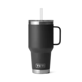 35 oz. / 1L Straw Mug w/ Straw Lid - Black