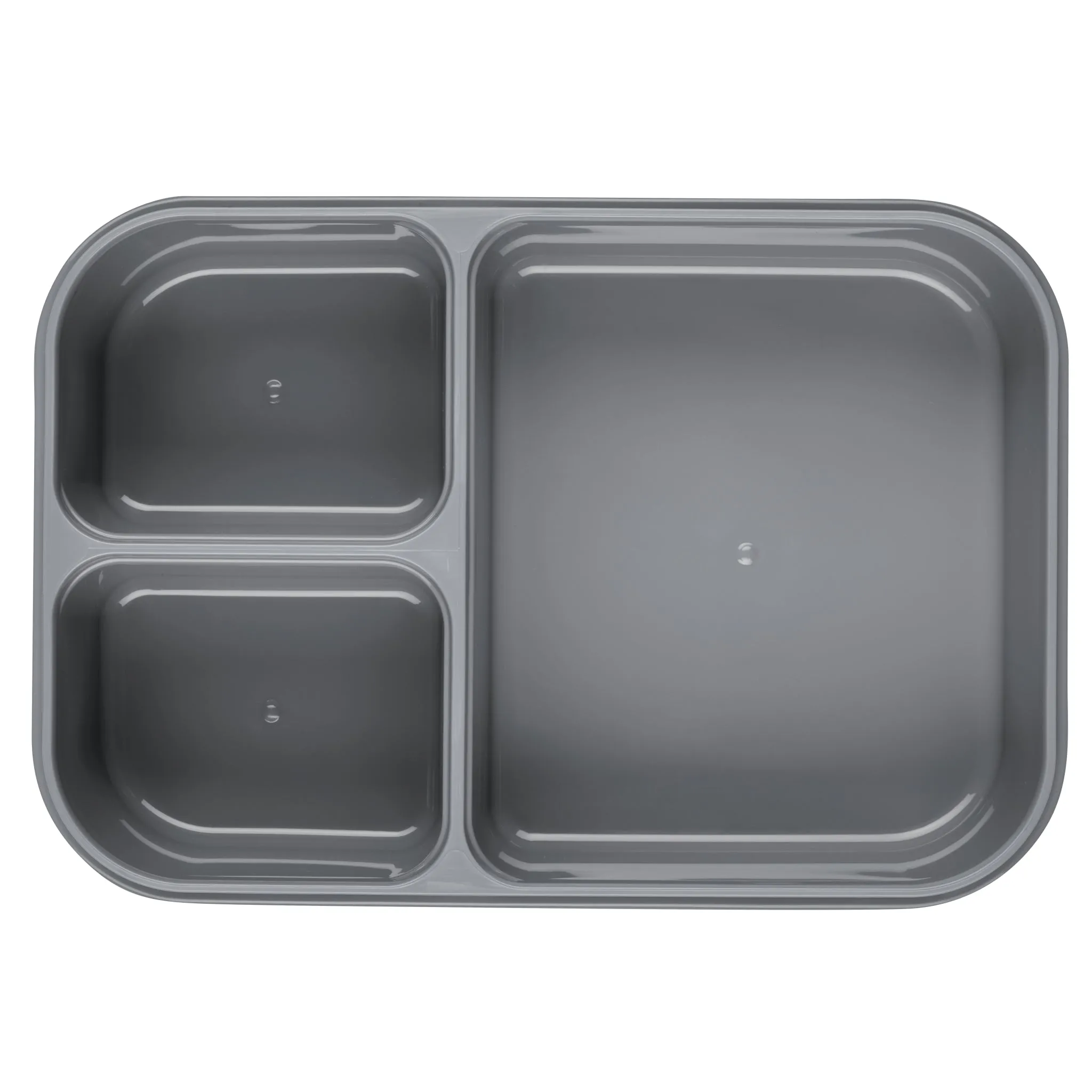 51.7-Ounce On the Go Divided Lunch Box Container with Removable Dips and Dressings Cup