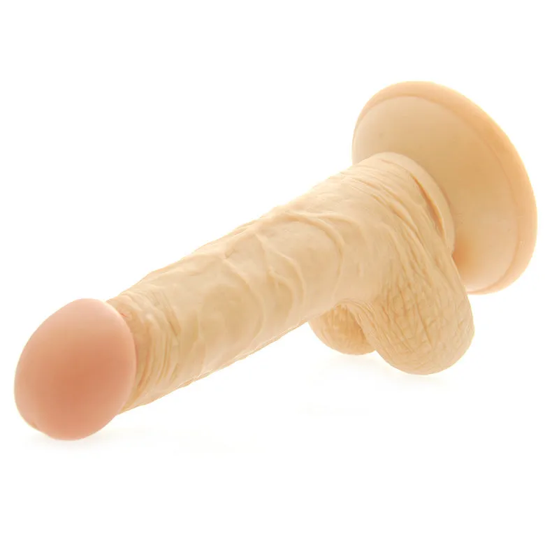 6 Inch Realistic Dildo Dong with Scrotum