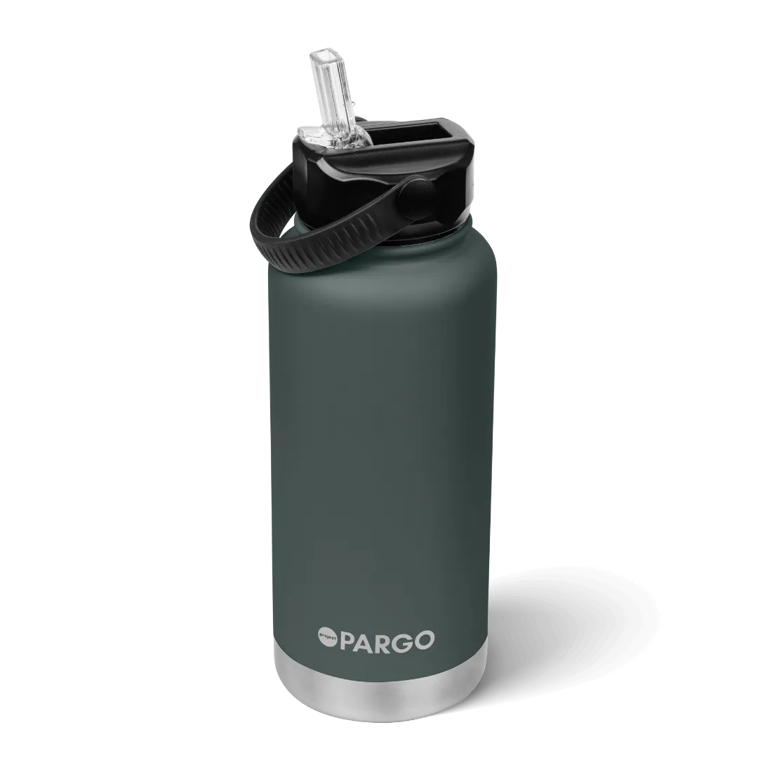 950mL Insulated Bottle w/ Straw Lid