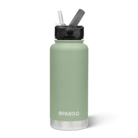 950mL Insulated Bottle w/ Straw Lid