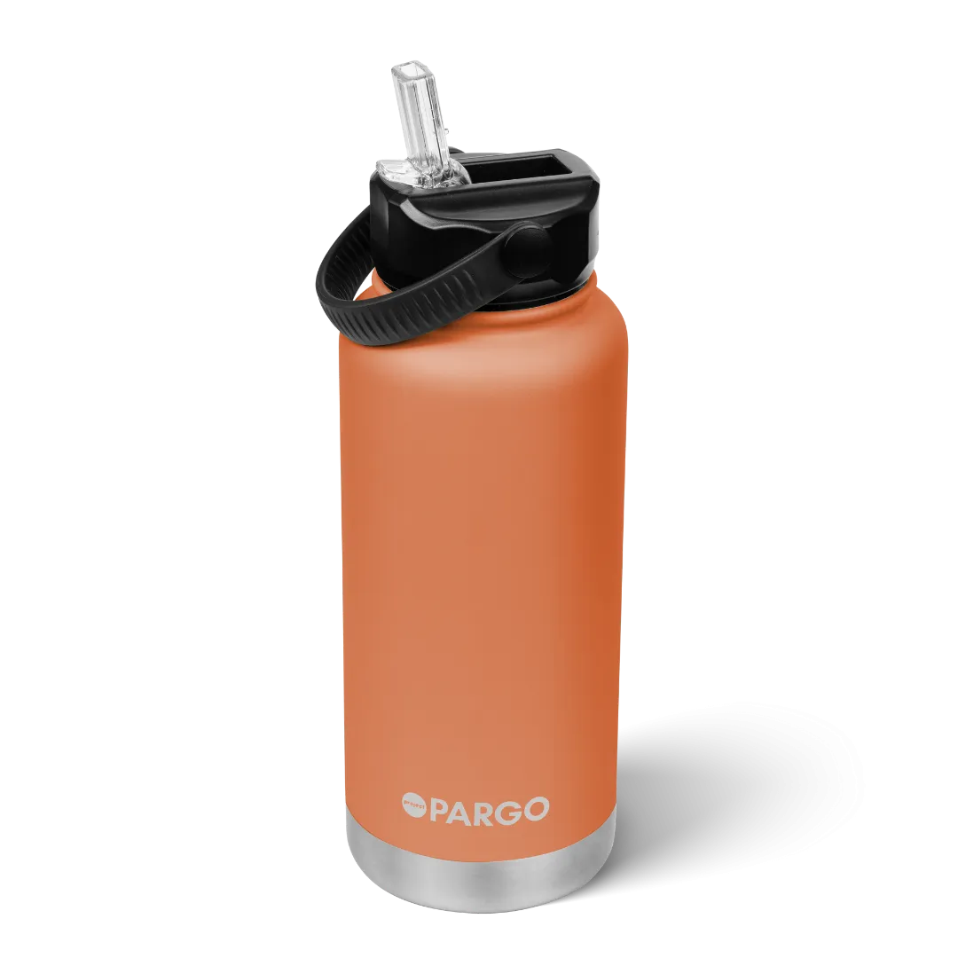 950mL Insulated Bottle w/ Straw Lid