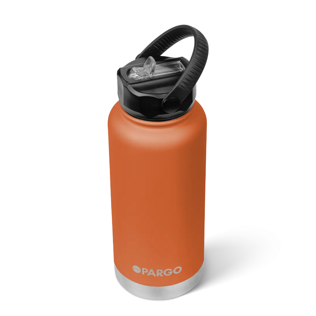 950mL Insulated Bottle w/ Straw Lid