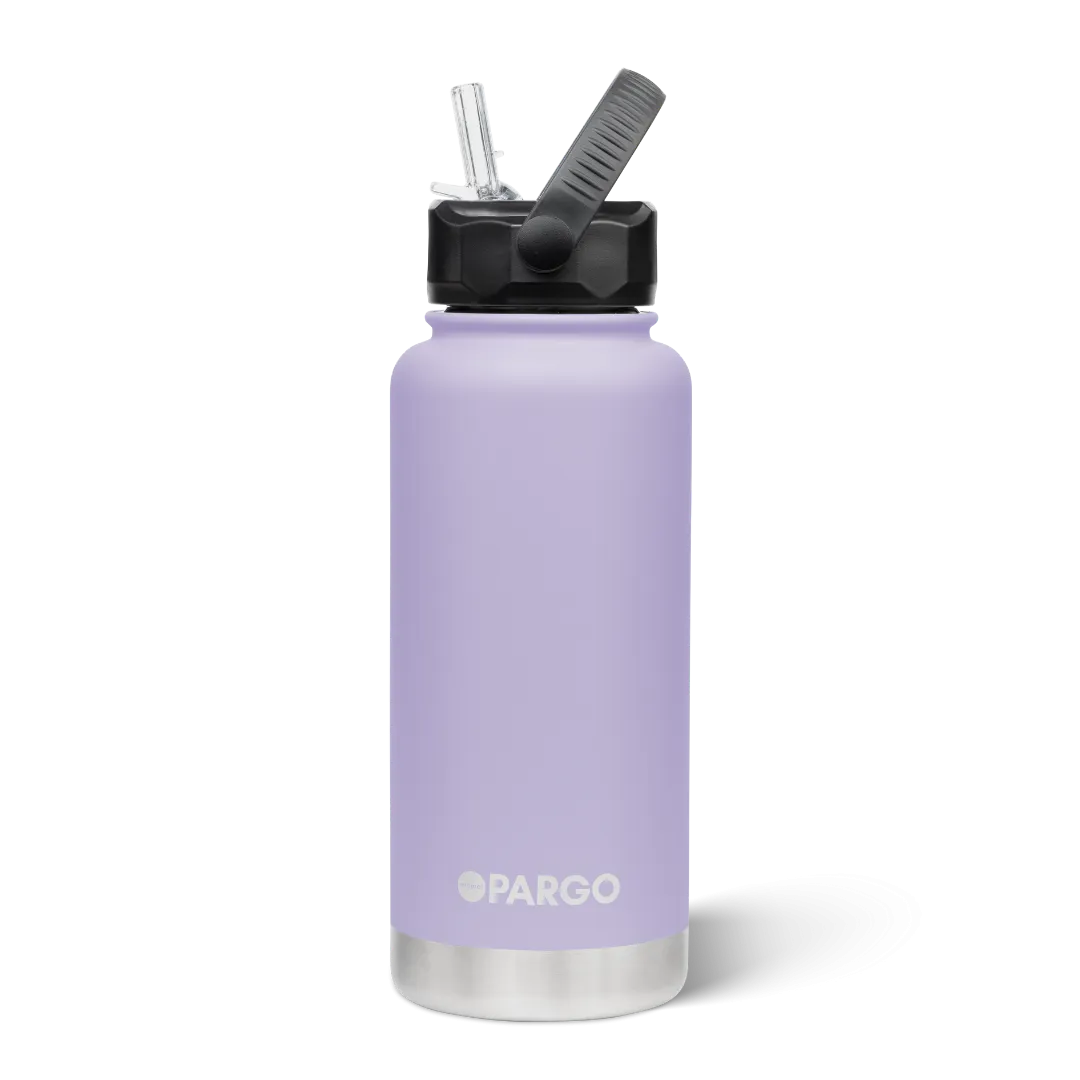 950mL Insulated Bottle w/ Straw Lid