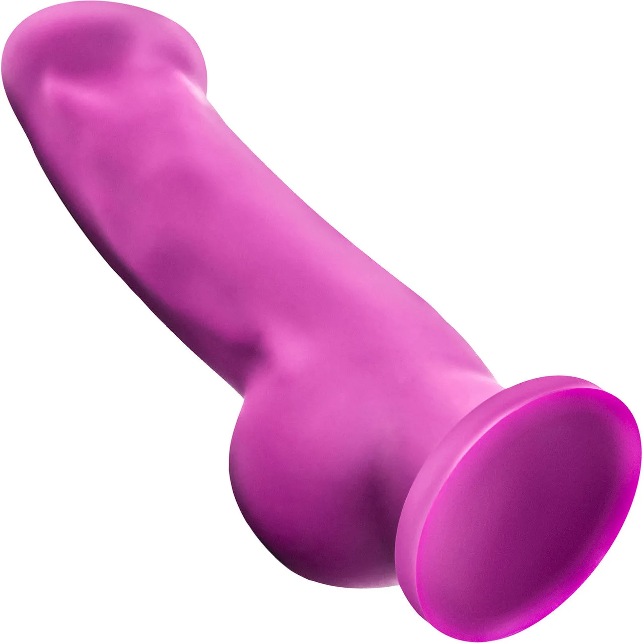 Avant D7 Ergo Silicone Suction Cup Dildo by Blush - Violet