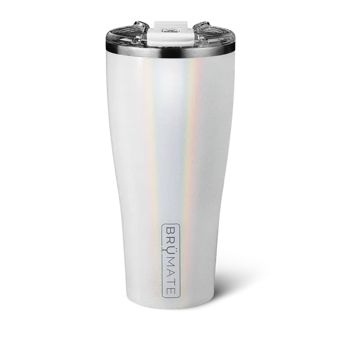 BrüMate NAV 32 oz Fully Leakproof Tumbler - Glitter White