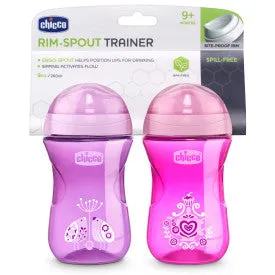 Chicco Rim Spout Trainer Cup 9oz, 9m  (2pk)