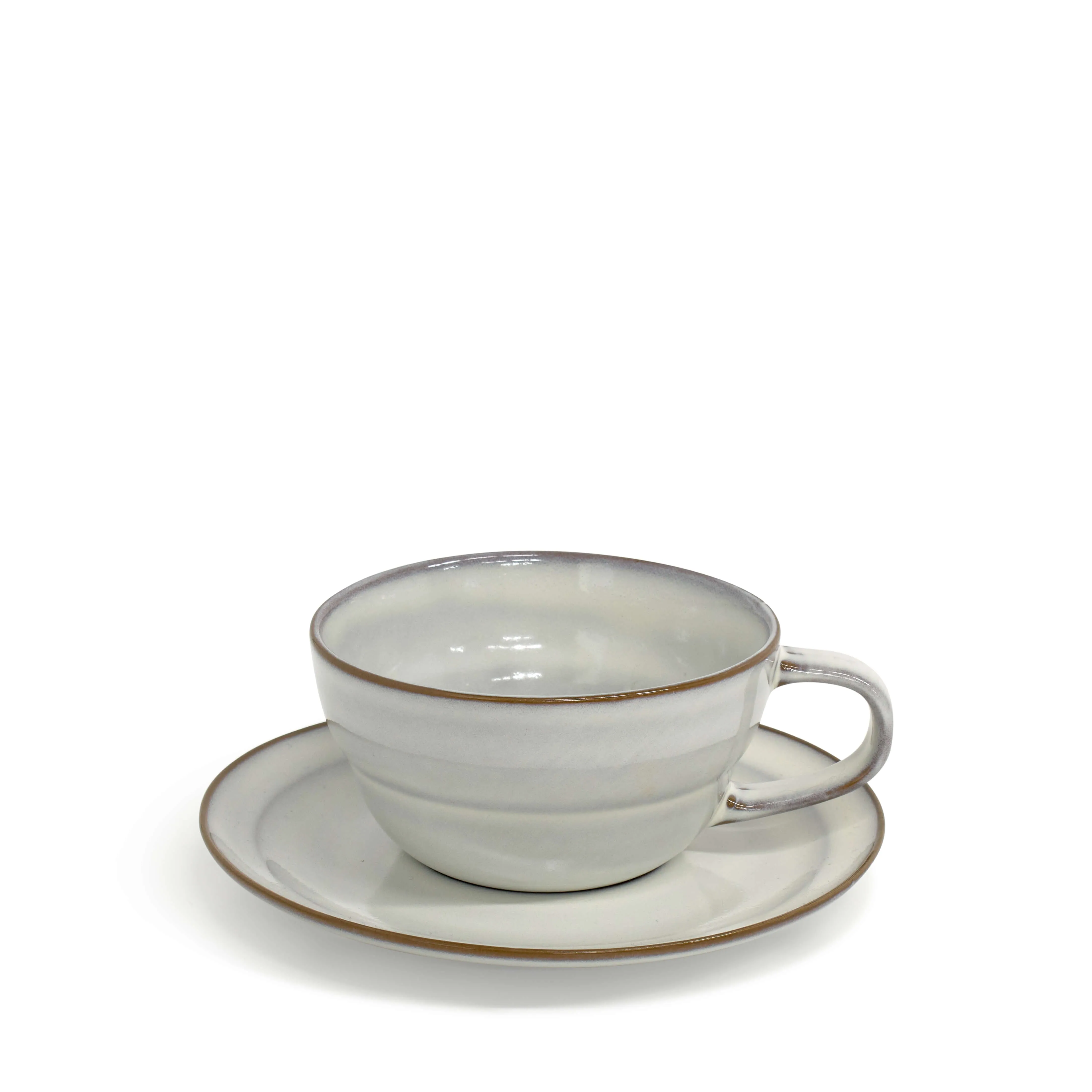 Clover Tea Cup & Saucer 230mL - Natural