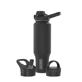 COLDEST 46 Oz (1.3L) Shaker Bottle with Wide Mouth 3 Lids