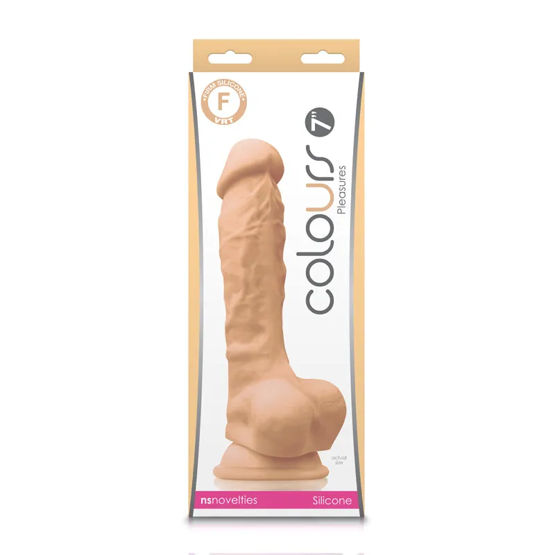 Colours Pleasures 7in Dildo White