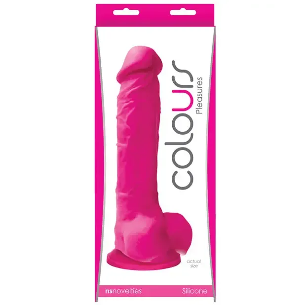 Colours Pleasures 8 in. Dildo Pink