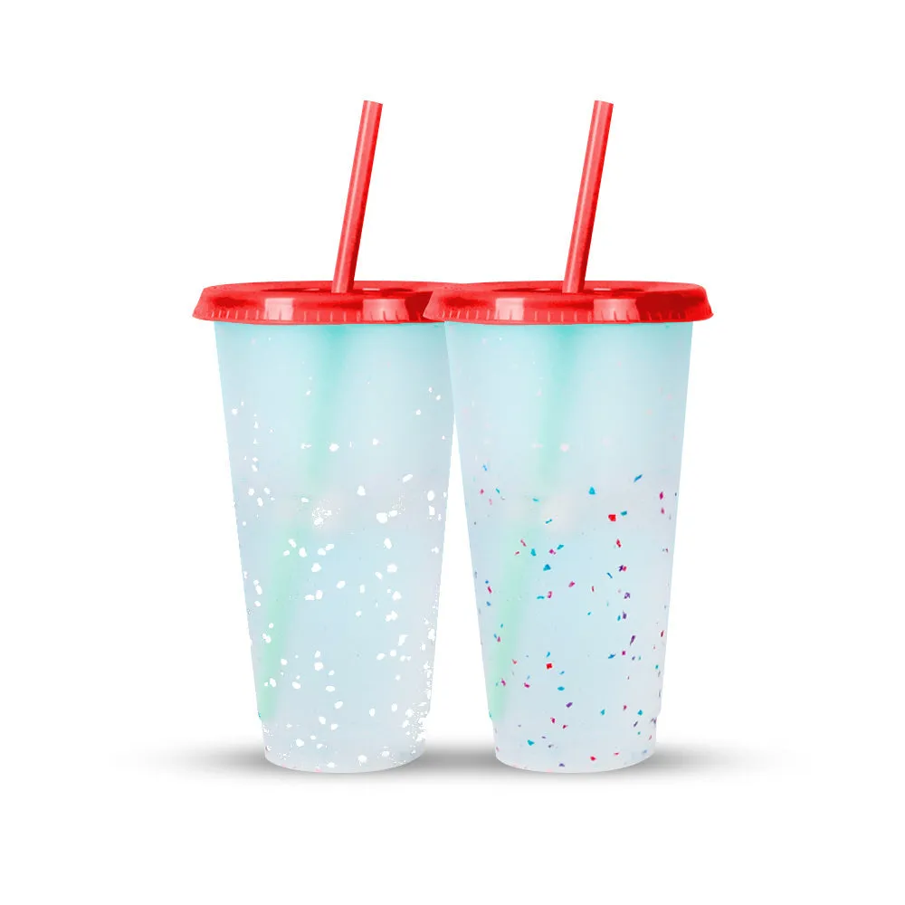 Confetti Clear 24oz Magic Color Changing Mug