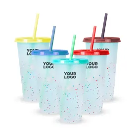 Confetti Clear 24oz Magic Color Changing Mug