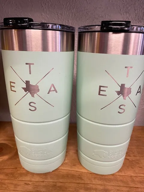 CUSTOM TEXAS BISON TUMBLER