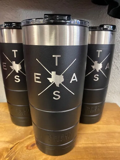 CUSTOM TEXAS BISON TUMBLER