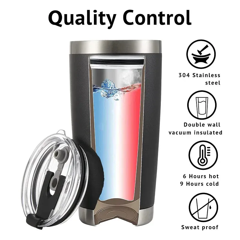 Customized Tumbler With Lid Stainless Steel Vacuum