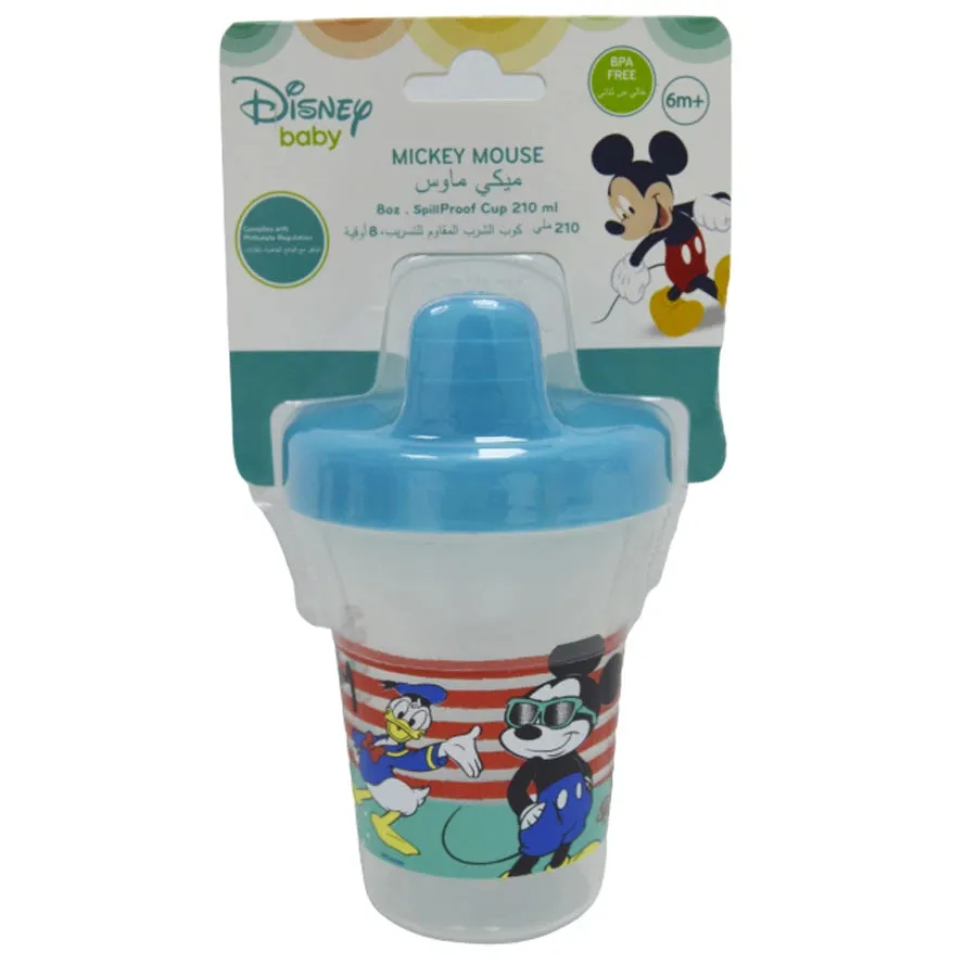 Disney BPA Free Baby Sippy Cup, 12 Months , 300ML - Mickey Mouse (Blue)