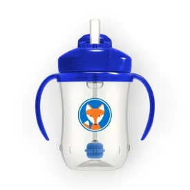 Dr. Browns Babys First Straw Cup Blue Fox - 6m  270ml