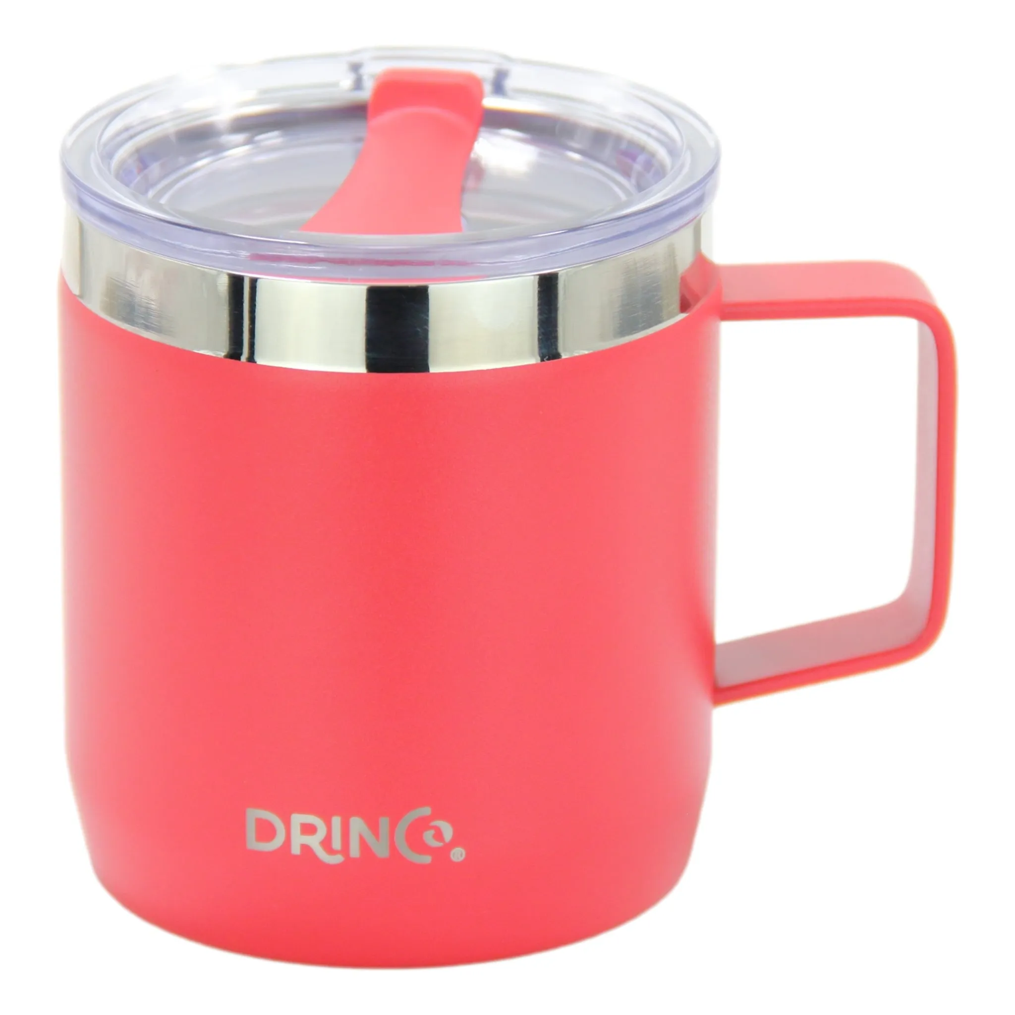 DRINCO® 14 oz Trekking Coffee Mug - Barn Red