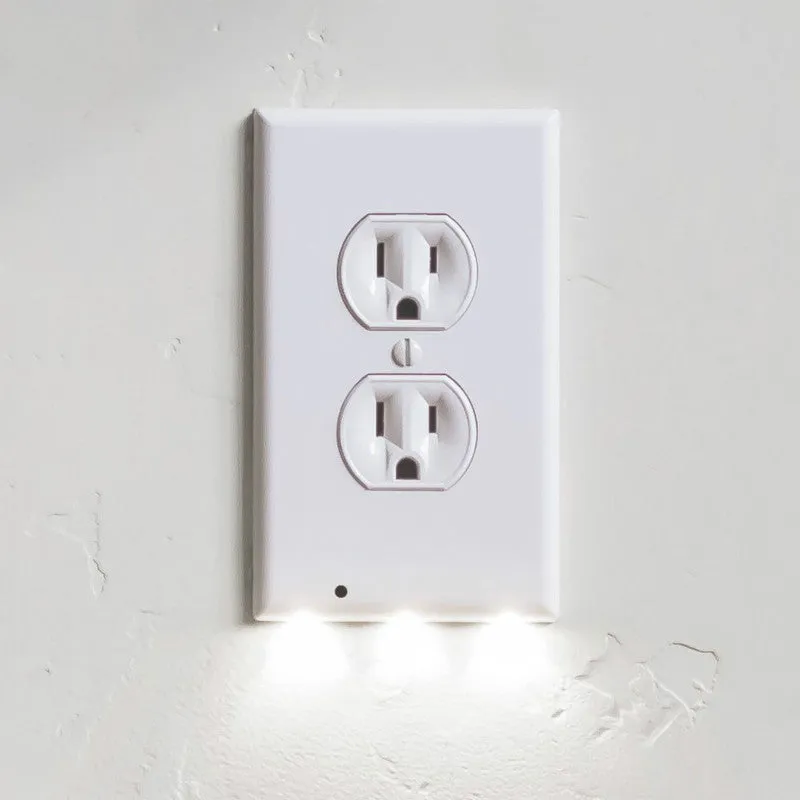 Durable Convenient Outlet Cover Duplex Wall Plate Led