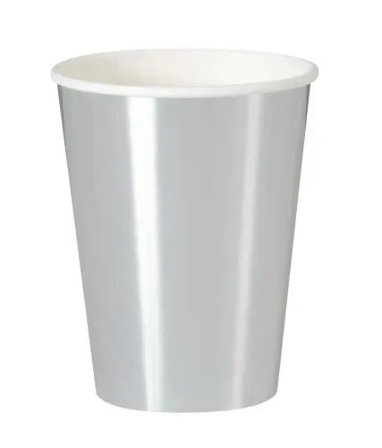 Eco Friendly - Paper Foil Cups 355ml 8pk