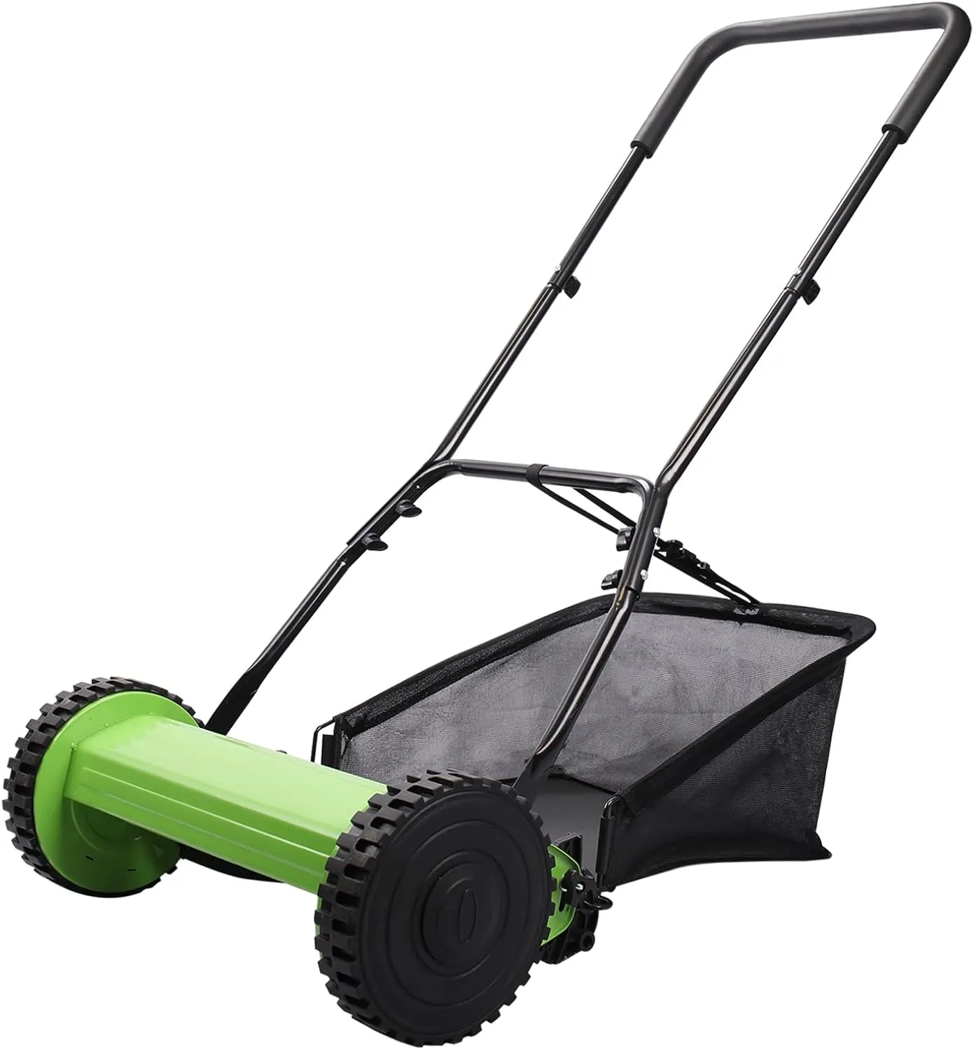 Eco-Friendly Push Reel Lawn Mower: Precision Blades, Adjustable Heights, Efficient Catcher