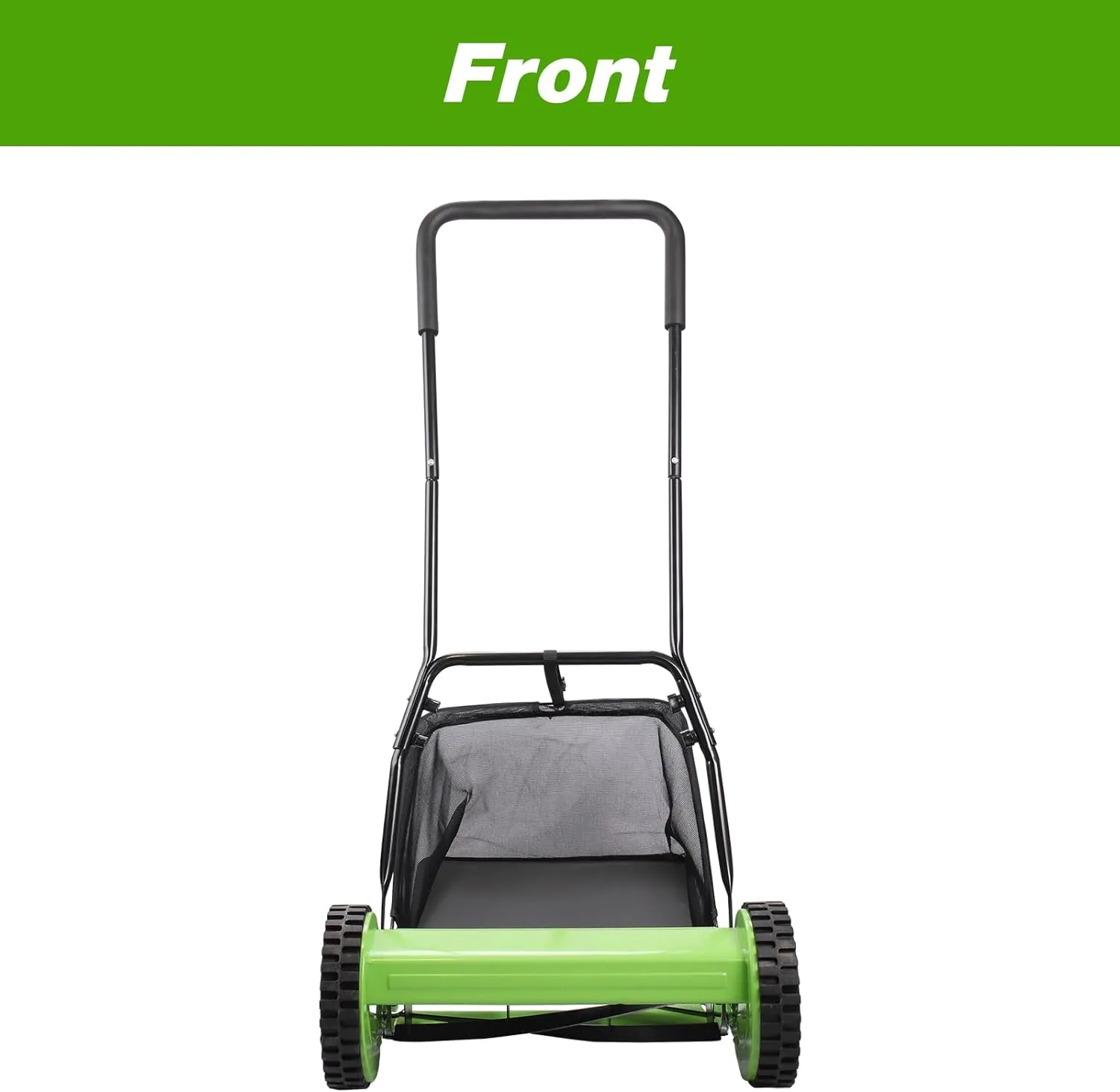 Eco-Friendly Push Reel Lawn Mower: Precision Blades, Adjustable Heights, Efficient Catcher