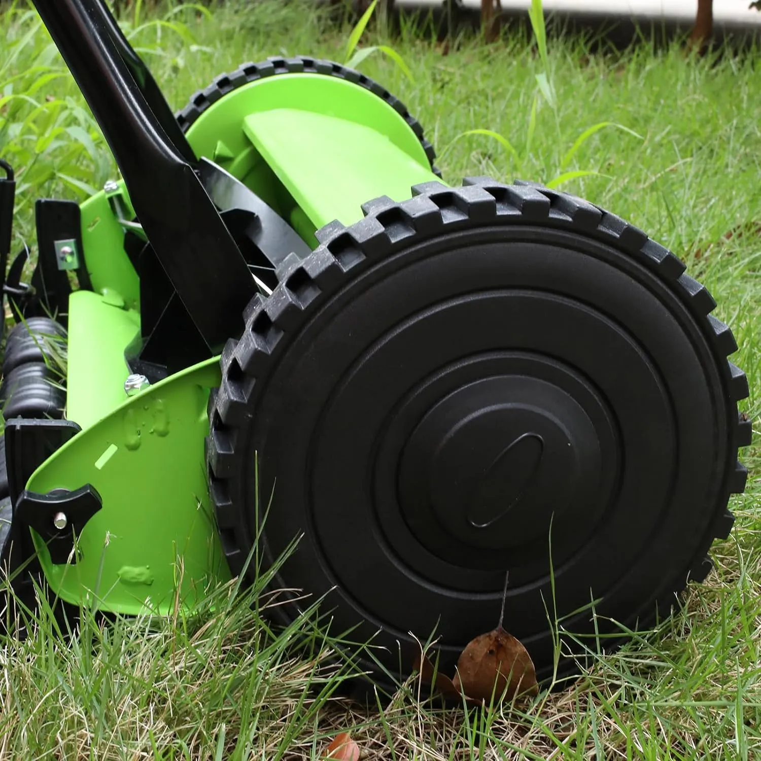 Eco-Friendly Push Reel Lawn Mower: Precision Blades, Adjustable Heights, Efficient Catcher