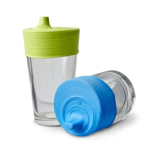 GoSili Stretchy Silicone Lids with Sippy Spout 2pk