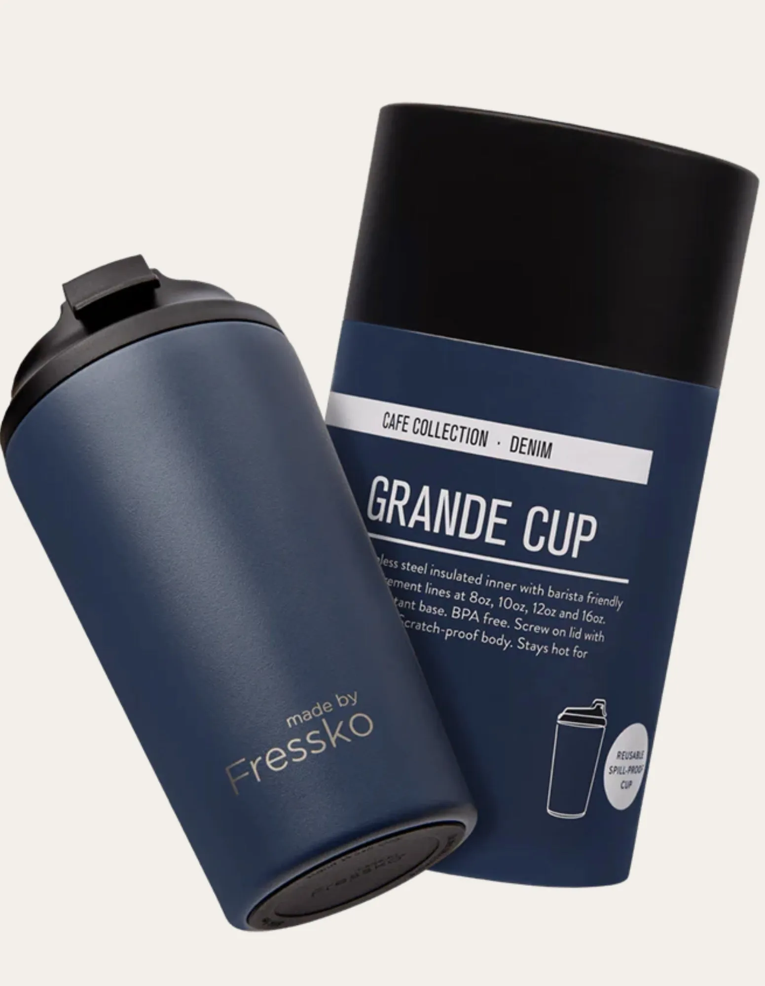 Grande 16oz Cup - Denim - Fressko