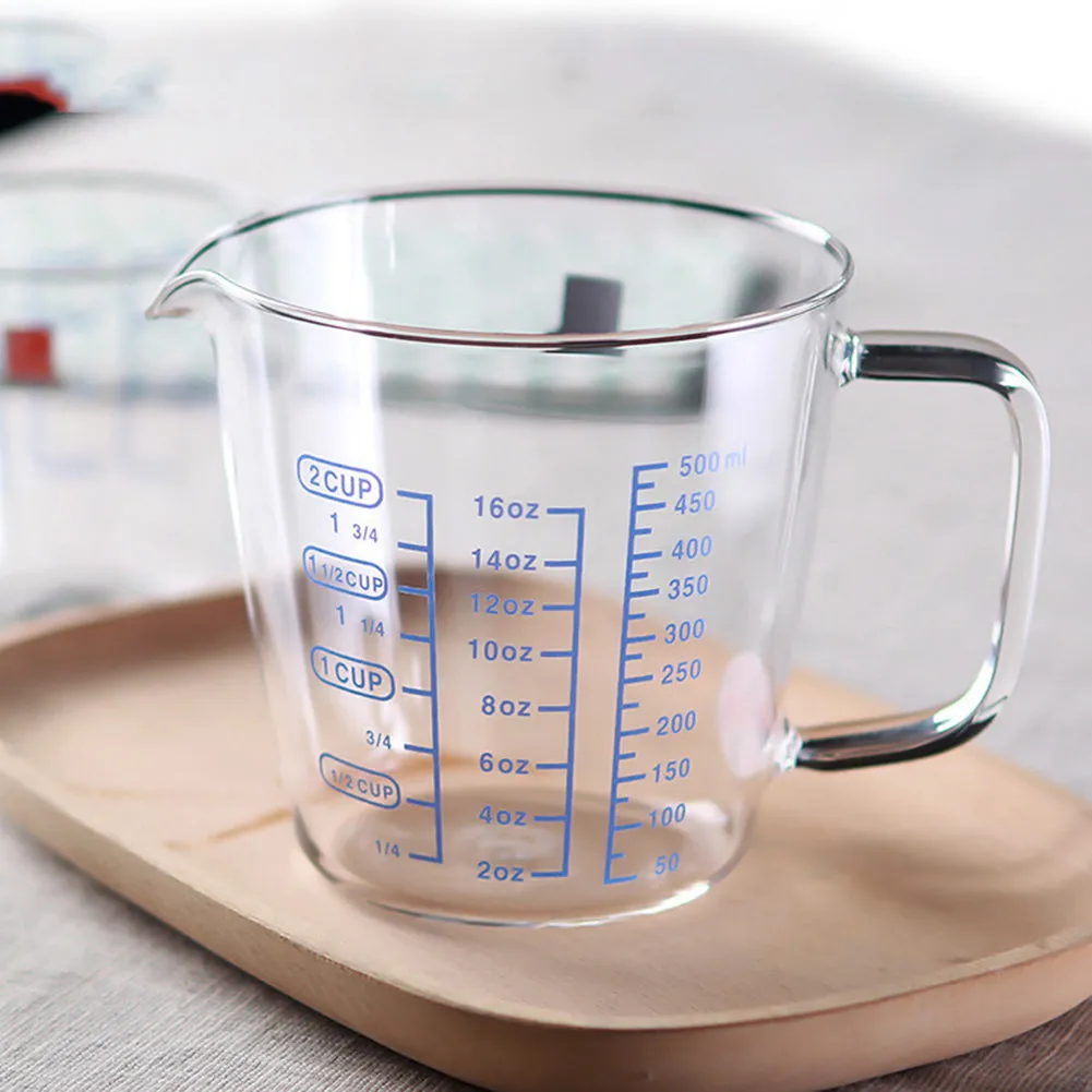 Heat-resistant High Borosilicate Glass Measuring Cup