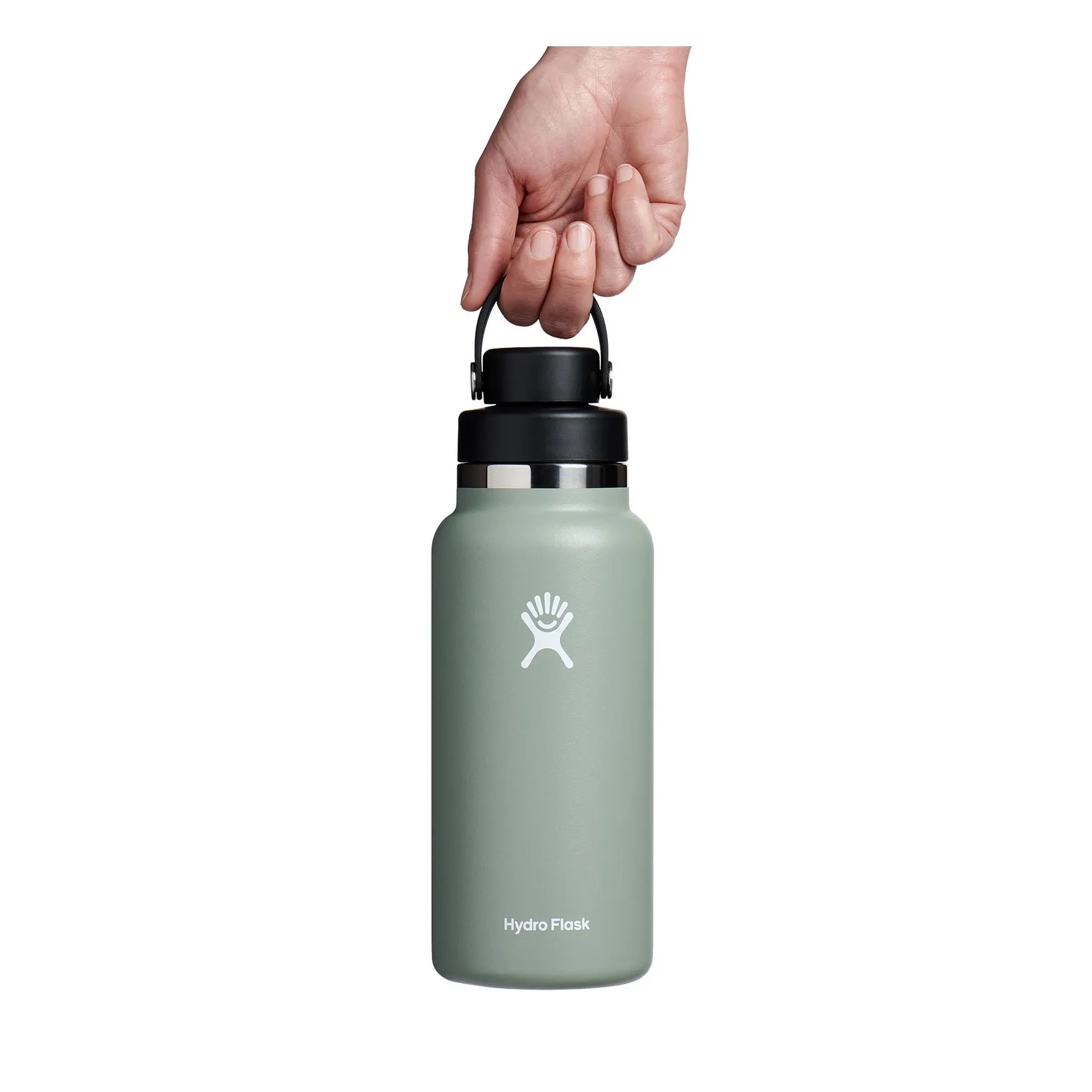 Hydro Flask 32 oz Wide Mouth with Flex Chug Cap Color: Agave