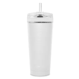 Ice Shaker 26oz Flex Bottle - White