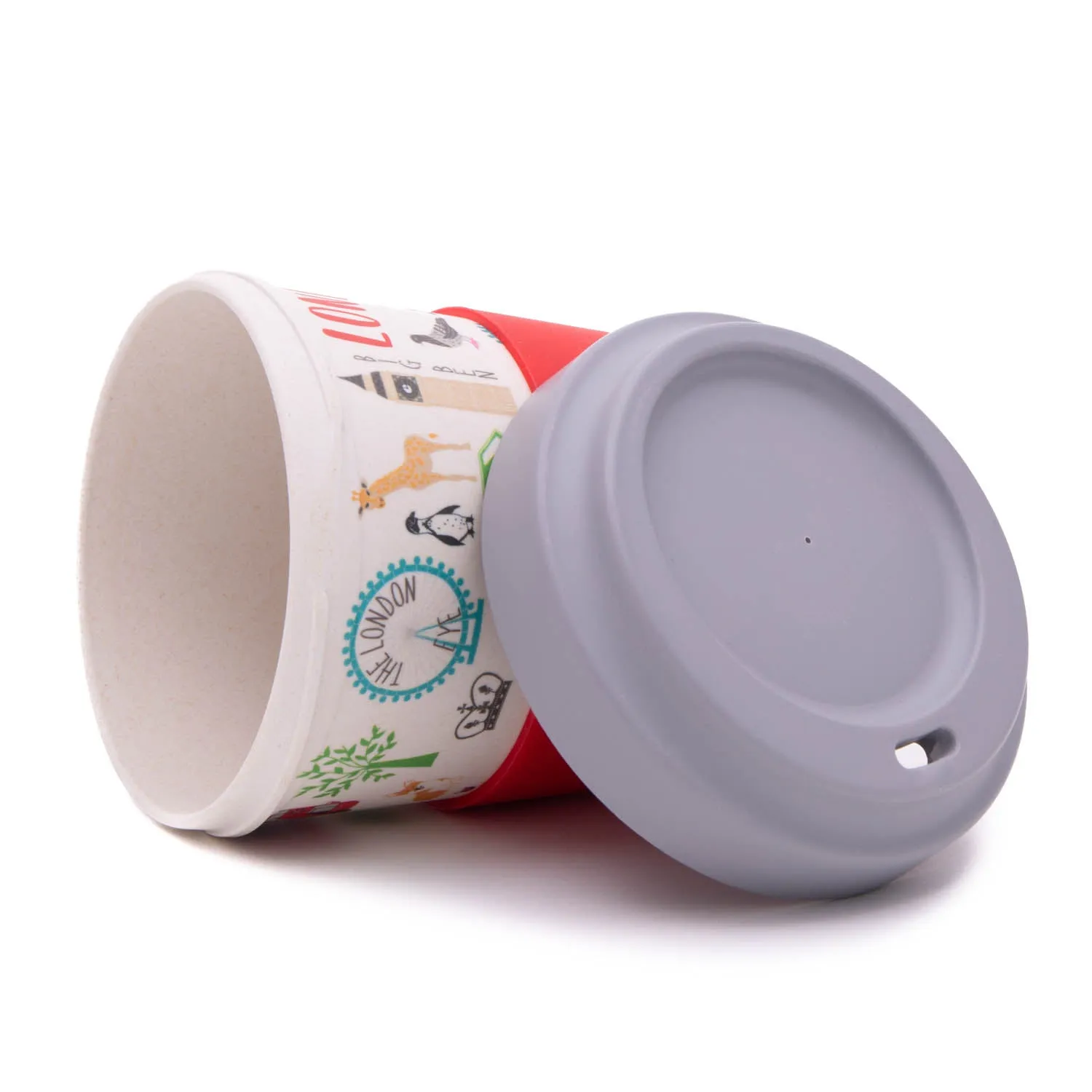 London Adventures Bamboo Travel Cup by Milly Green