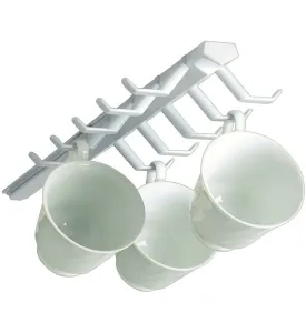 Mounted Sliding Cup Storage Rack