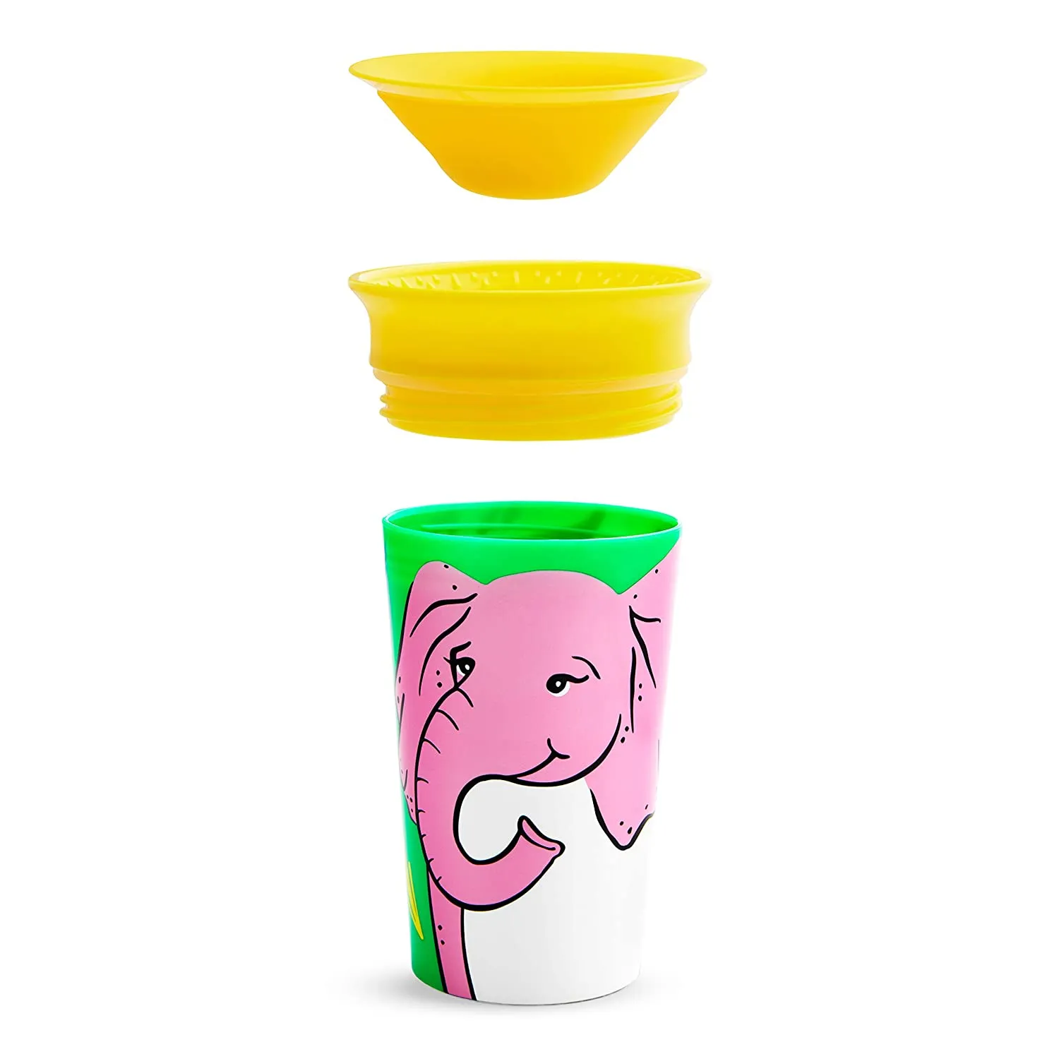 Munchkin Miracle 360 WildLove Sippy Cup, 9 Oz, Elephant