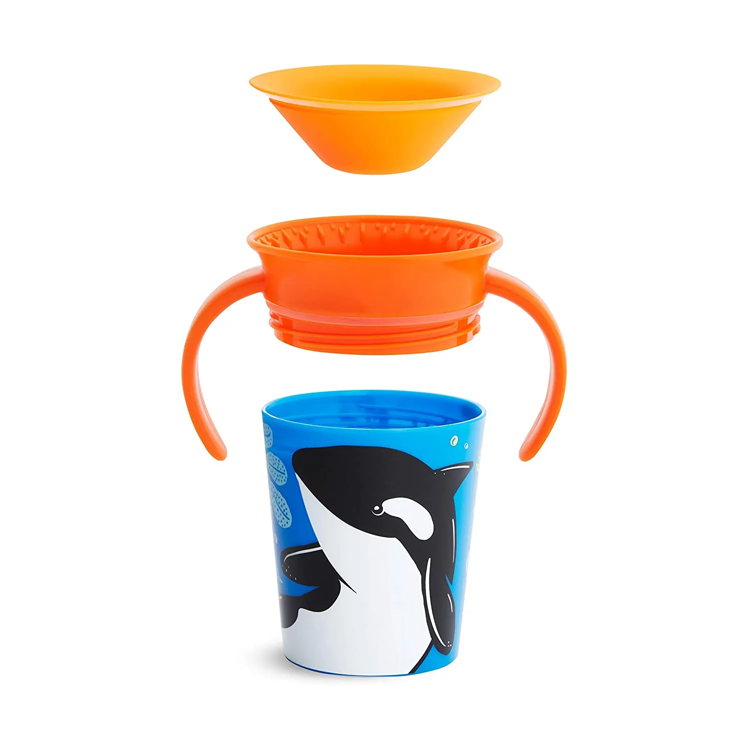 Munchkin Miracle 360 WildLove Trainer Cup, 6 Oz, Orca