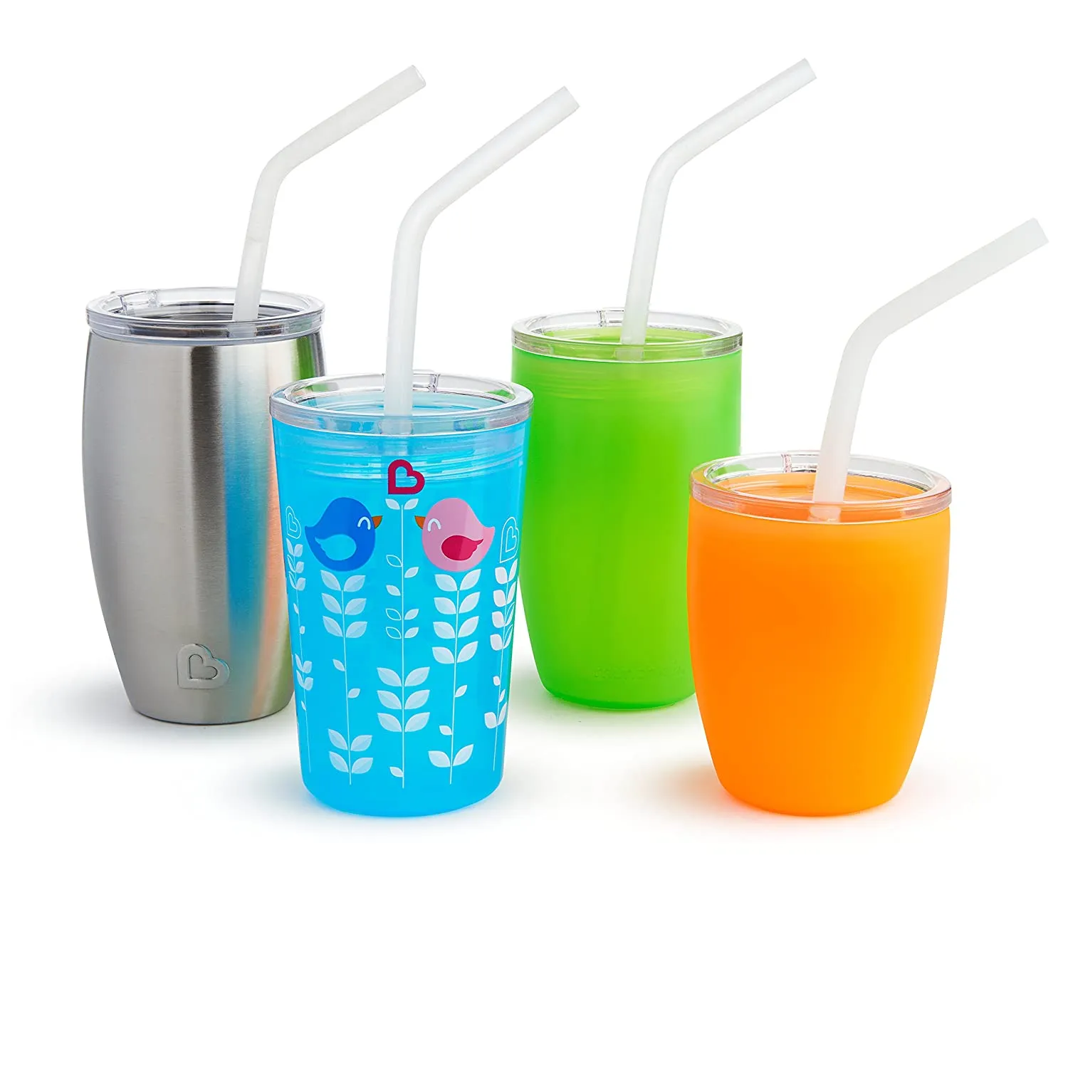 Munchkin Sippy and Straw Lids for Miracle 360 Cups, 3 Piece Set