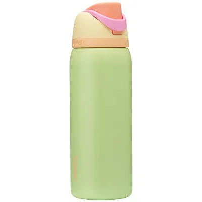 New - Owala FreeSip 32oz Stainless Steel Water Bottle - Lime Light