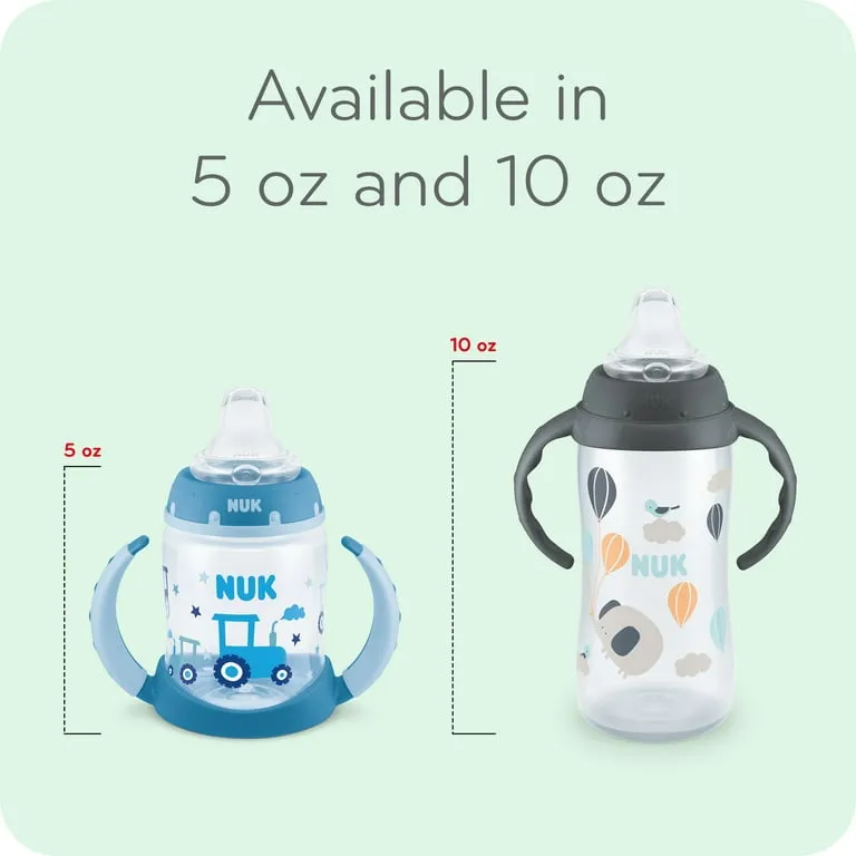 NUK Learner Cup, 5 oz Soft Spout Sippy Cup, 6  Months