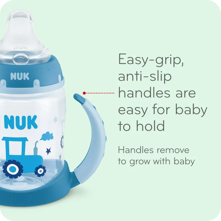 NUK Learner Cup, 5 oz Soft Spout Sippy Cup, 6  Months