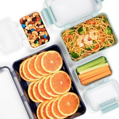 Open Box - SnapLock Rectangular Food Storage Containers - 20pc