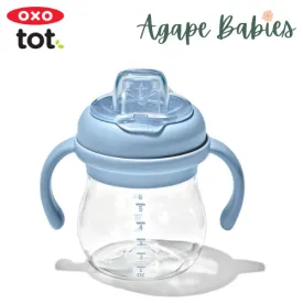 OXO Tot Transitions Soft Spout Sippy Cup With Removable Handles 6oz - Dusk