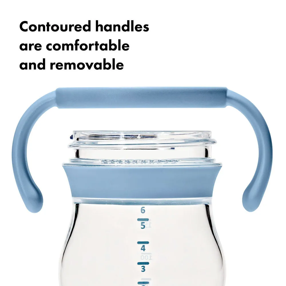 OXO Tot Transitions Soft Spout Sippy Cup With Removable Handles - Dusk