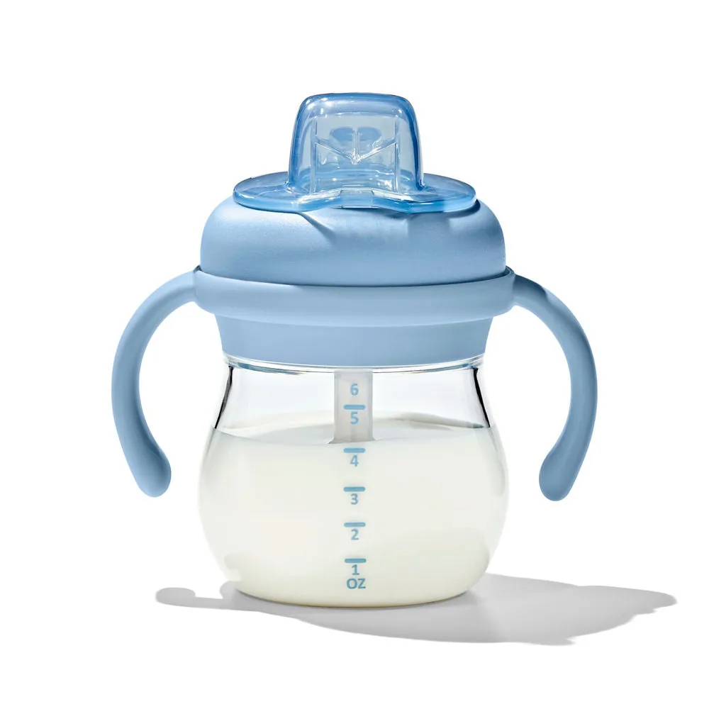 OXO Tot Transitions Soft Spout Sippy Cup With Removable Handles - Dusk