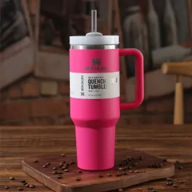 Pink Stanley Quencher Tumbler 40 oz