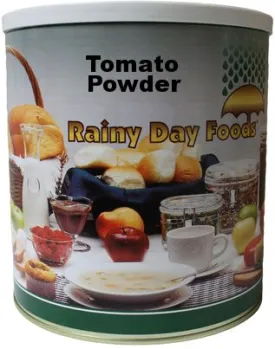 Rainy Day Foods Non-GMO Tomato Powder 6 (Case of Six) #10 Cans - 726 Servings